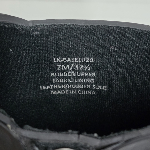 Lucky Brand Basel rain bootie black 7 - Picture 9 of 15